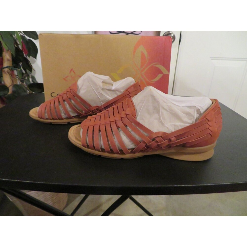 *NEW Womens Ibisco Red Comfortiva Putnam Sandals, 7.5